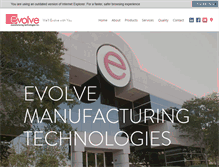 Tablet Screenshot of evolvemfg.com